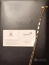 Bracciale oro bianco oro rosa baraka