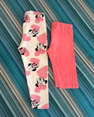Lotto 2 Leggings Bimba 18-24 mesi (Sinsay Disney M