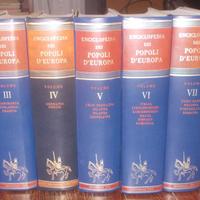 ENCICLOPEDIA DEI POPOLI D'EUROPA 9 VOLUMI COMPLETA
