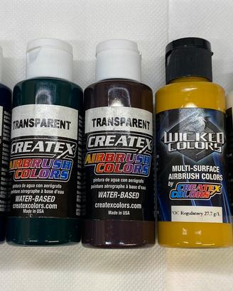 colori CREATEX vendibili ance sfusi