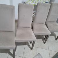 4 SEDIE NANCY RABBIT TESSUTO TRINITY RABBIT