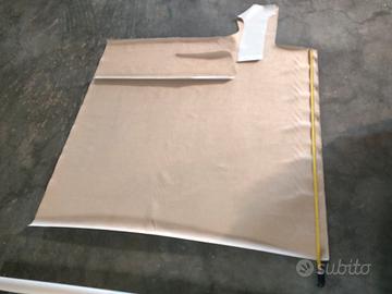 tessuto in Alcantara beige 