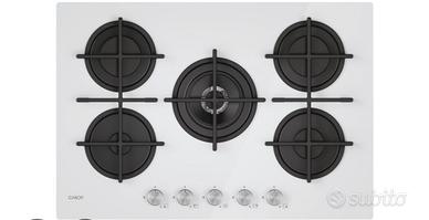 Piano Cottura Candy vetro bianco