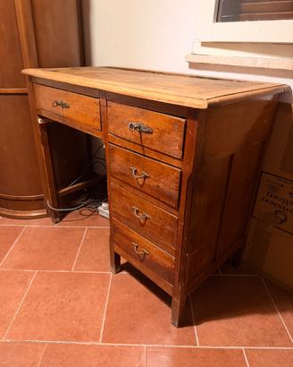 Scrittoio in legno primi del 900 da restaurare