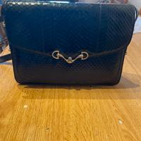 Borsa di vera pelle di pitone made in italy