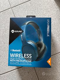 Cuffia Wireless BT Speak Free Blu