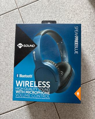 Cuffia Wireless BT Speak Free Blu