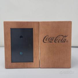 Cornice foto COCA-COLA in legno Logo Vintage