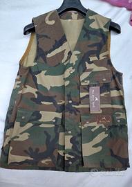 Gilet caccia mimetico