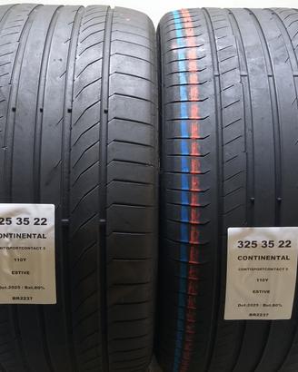 2 GOMME 325 35 22 CONTINENTAL BR2237