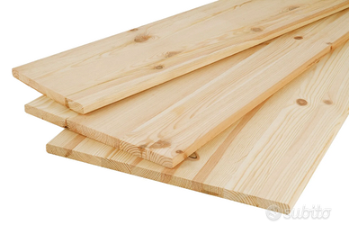 N. 2 Tavole lamellare legno abete 60x200x28cm