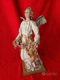 Scultura in cartapesta, angelo h 50cm