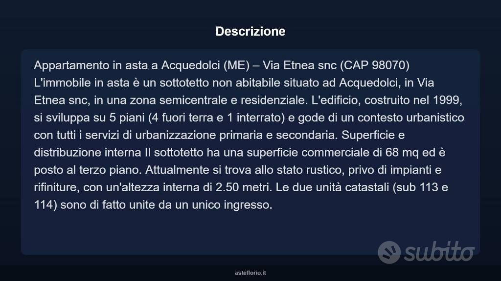 Appartamento – Acquedolci, Messina - Vista 4
