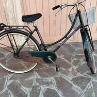 bici da donna con cestino ruote da 26