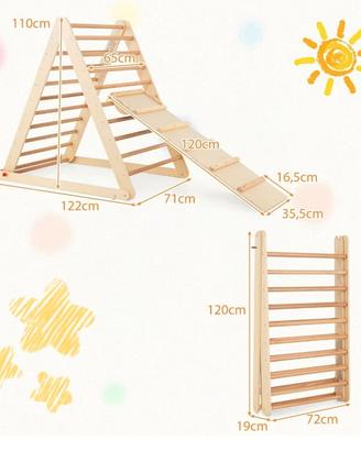 Triangolo a Gradini, Scala Giochi Arrampicata