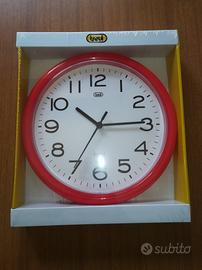 Trevi orologi da parete nuovi colore rosso o bleu