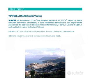 Terreno panoramico con rudere, edificabile