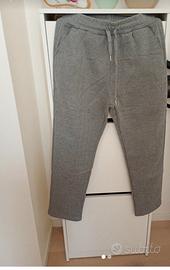 pantalone donna grigio spigato 