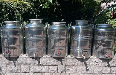 Fusti acciaio inox