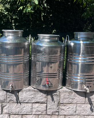 Fusti acciaio inox