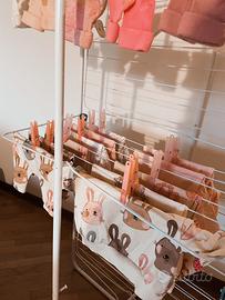 STOCK VESTITI NEONATA 0-1 2-3 MESI