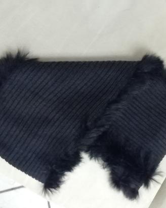 sciarpona con pelo intorno