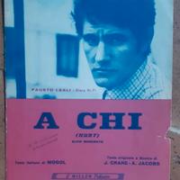 Spartito Fausto Leali -"A chi"