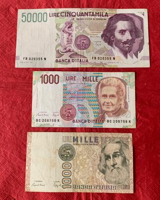 Banconote 💶 della nostra lira