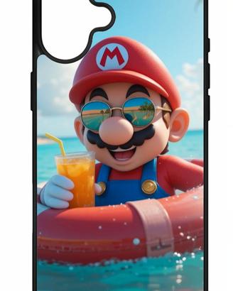 Cover custodia iPhone super Mario mare estate