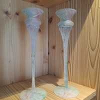 Coppia Candelabri in vetro