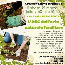 🌱 CORSO ORTO NATURALE