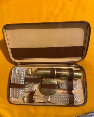 Set bagno toeletta da viaggio vintage