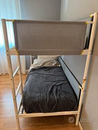 Letto a castello in ferro