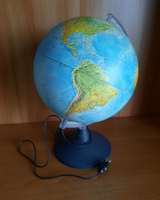 Lampada mappamondo