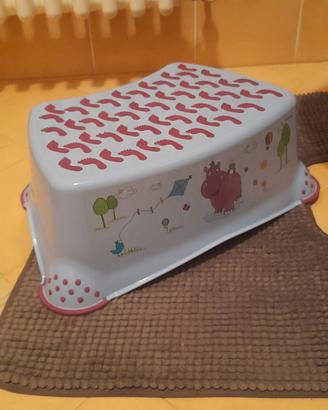 Pedana rialzo bagno per bambini Ippopotamo
