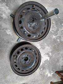 cerchioni  fiat panda 169 e asta porta pneumatici