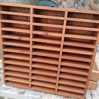 bacheca per audiocassette 36 e 60 posto in legno