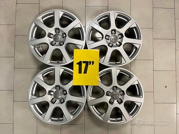 RL91 Cerchi usati originali Audi da 17" 5x112