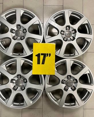 RL91 Cerchi usati originali Audi da 17" 5x112