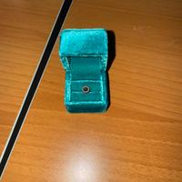 orecchini titanio e diamante nero