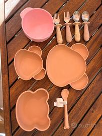 Set pappa bambino in silicone
