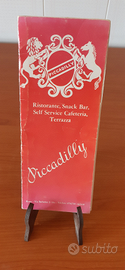 Menu cartaceo anni 70 Piccadilly Collezionismo In vendita a Messina