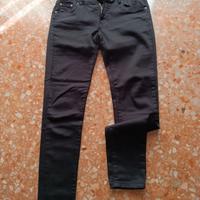 Pantalone nero stretch vita alta