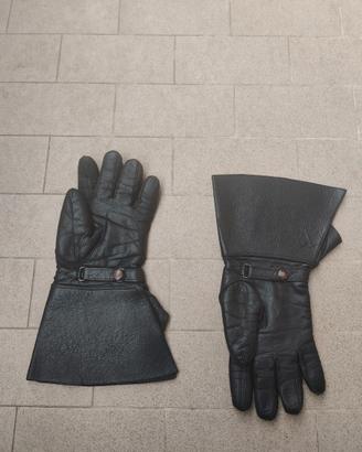 Guanti vintage motociclista in pelle