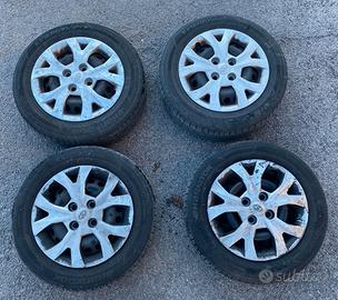 4 cerchi in ferro da 14" per hyundai i10