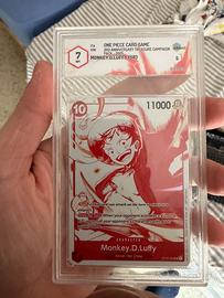 One Piece Luffy ST10-006 SR 3rd Anniversary Treasu