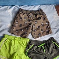 Set 3 costumi mare bambini 8-9 anni