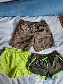 Set 3 costumi mare bambini 8-9 anni