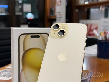 iPhone 15 Giallo 128gb garantito