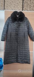 cappotto trapunta verde oliva